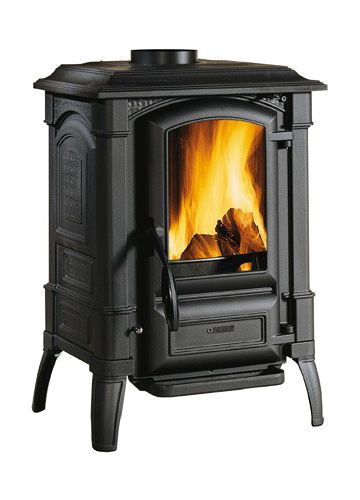 kamīnkrāsnis la nordica giulietta x 4.0 melnā krāsā